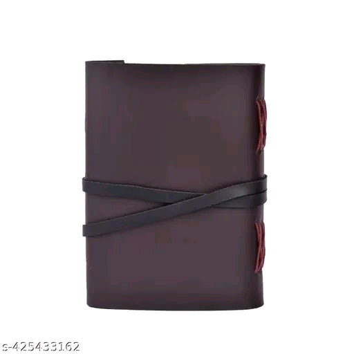 Moon Printed Stylish A5 Leather Diary notebook with Lock Clasp – Unruled Pages for Creativity