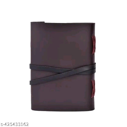 Moon Printed Stylish A5 Leather Diary notebook with Lock Clasp – Unruled Pages for Creativity