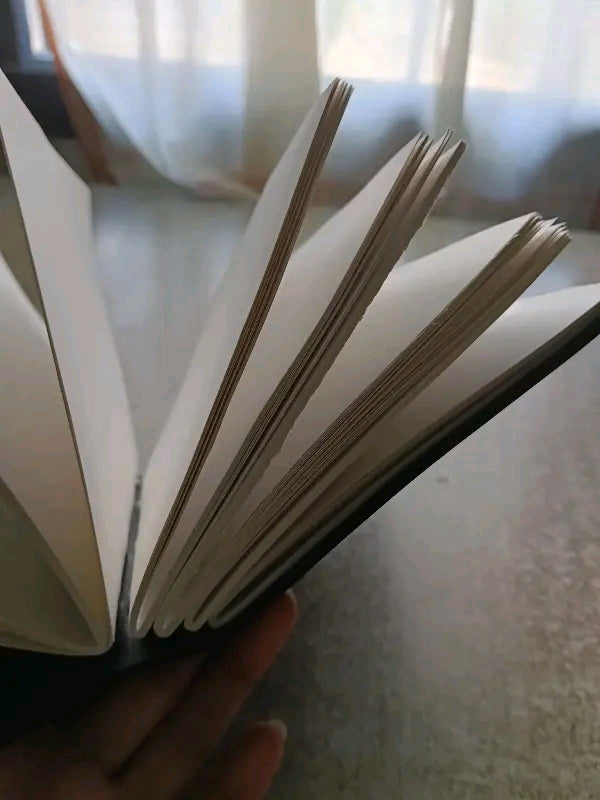 Moon Printed Stylish A5 Leather Diary notebook with Lock Clasp – Unruled Pages for Creativity